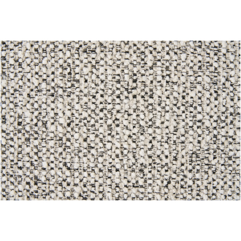 Fauteuil de table bouclette Tissu Sable Bouclé Métal Gris Trivio (Lot de 2) House Nordic - 6