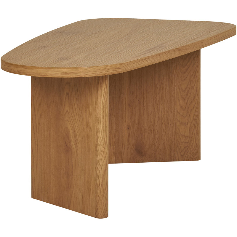 Table basse moderne Ovale Bois MDF Papier décoratif Naturel Melo House Nordic - 6
