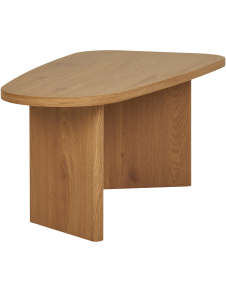 Table basse moderne Ovale Bois MDF Papier décoratif Naturel Melo House Nordic - 6