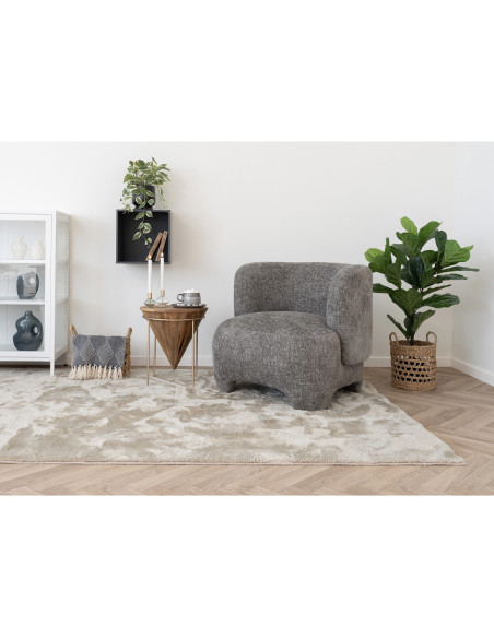 Plaid bohème chic 130x180 Coton Polyester Bleu Beige Avec pompons Motif losanges Izmir 