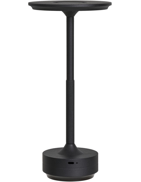 Lyneham Table Lamp - Table lamp, rechargeable, metal, black 