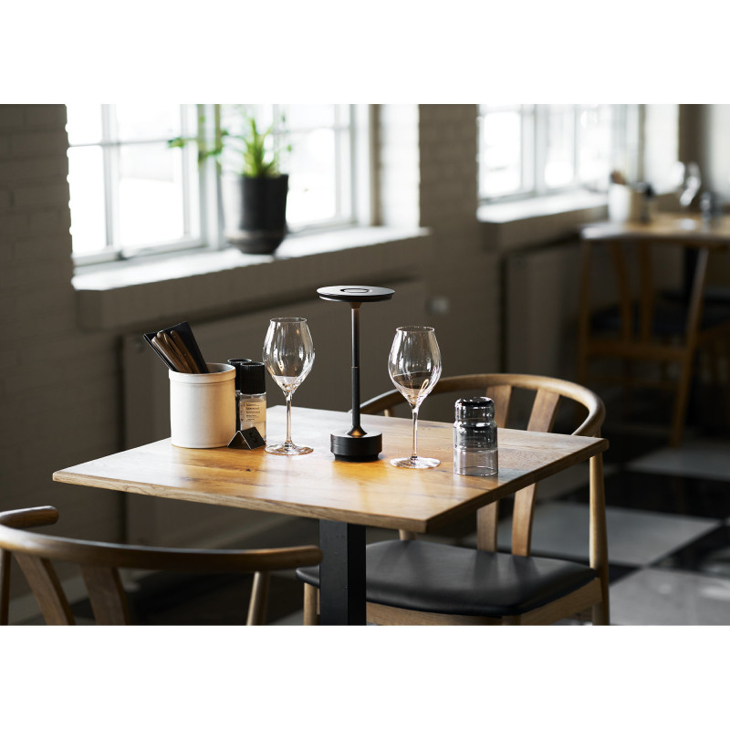 Lyneham Table Lamp - Table lamp, rechargeable, metal, black 