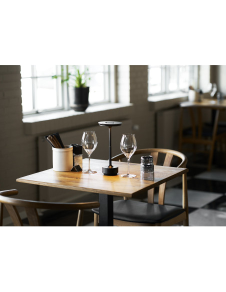 Lyneham Table Lamp - Table lamp, rechargeable, metal, black 
