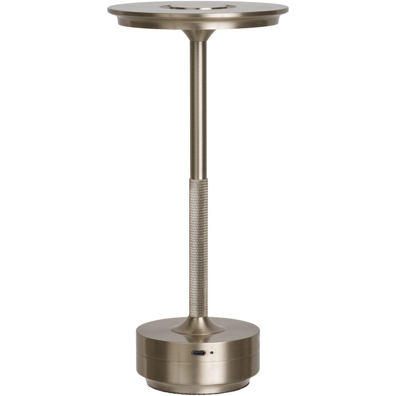 Lyneham Table Lamp - Table lamp, rechargeable, metal, silver 