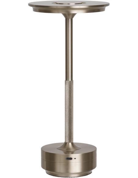 Lyneham Table Lamp - Table lamp, rechargeable, metal, silver 