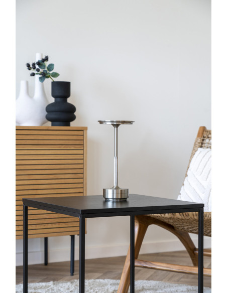 Lyneham Table Lamp - Table lamp, rechargeable, metal, silver 