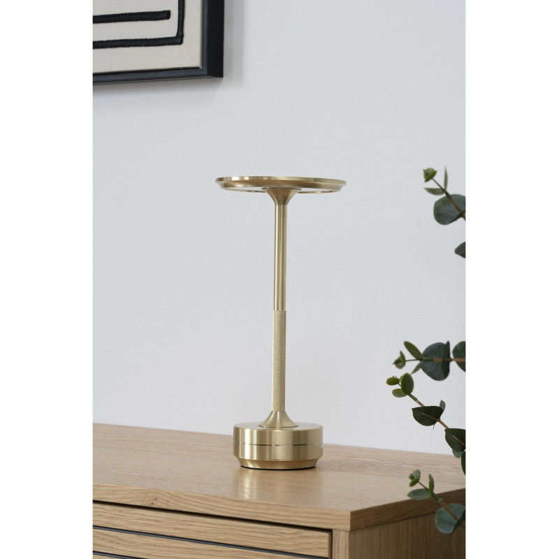 Lyneham Table Lamp - Table lamp, rechargeable, metal, brass 