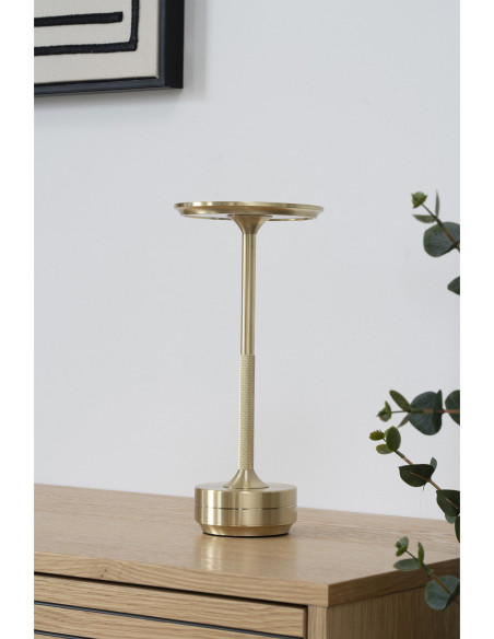 Lyneham Table Lamp - Table lamp, rechargeable, metal, brass 