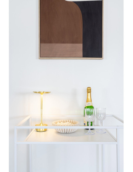 Lyneham Table Lamp - Table lamp, rechargeable, metal, brass 