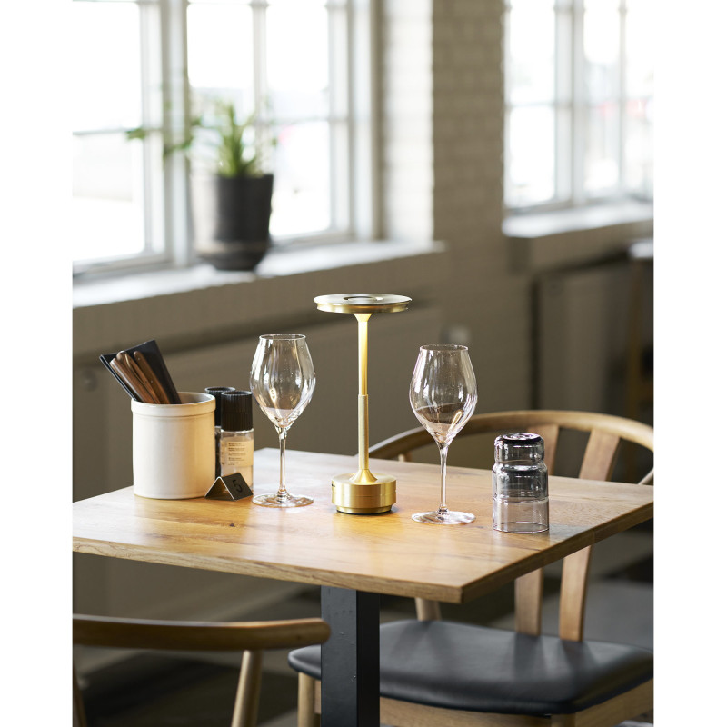 Lyneham Table Lamp - Table lamp, rechargeable, metal, brass 