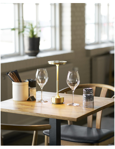 Lyneham Table Lamp - Table lamp, rechargeable, metal, brass 