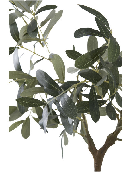 Arbre artificiel réaliste Olivier Hauteur 61 cm Plastique Vert Noir 