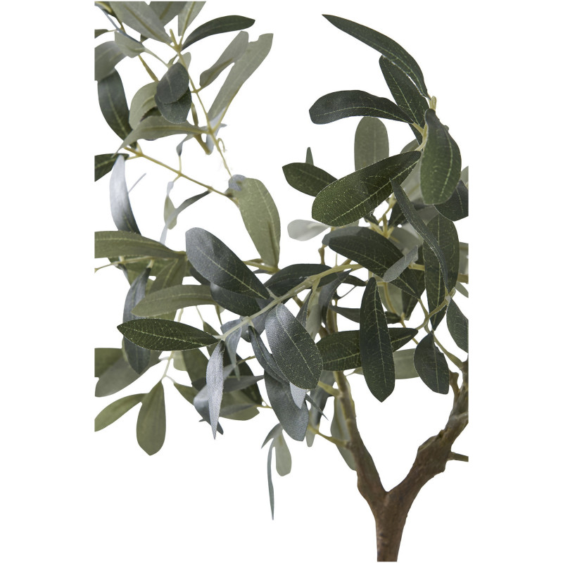 Arbre artificiel réaliste Olivier Hauteur 61 cm Plastique Vert Noir 