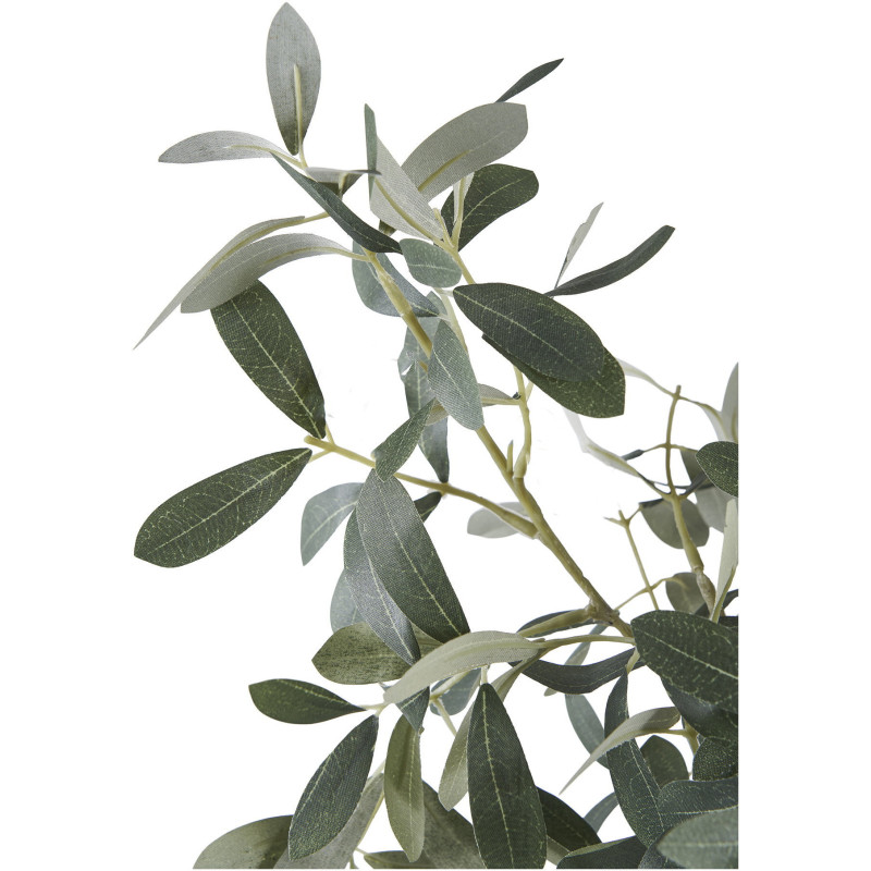 Arbre artificiel réaliste Olivier Hauteur 61 cm Plastique Vert Noir 