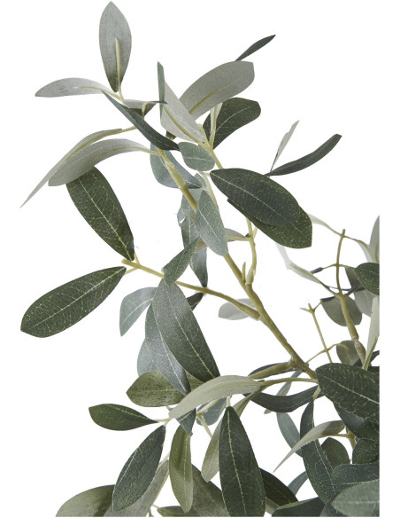 Arbre artificiel réaliste Olivier Hauteur 61 cm Plastique Vert Noir 