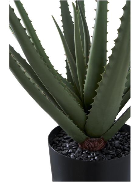 Plante artificielle réaliste Aloe Vera Hauteur 51 cm Plastique Vert 