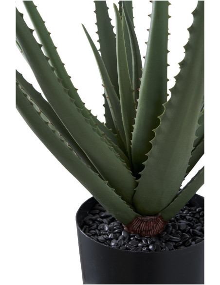 Plante artificielle réaliste Aloe Vera Hauteur 51 cm Plastique Vert 