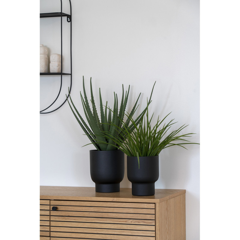 Plante artificielle réaliste Aloe Vera Hauteur 51 cm Plastique Vert 