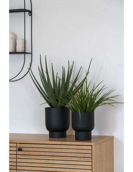 Plante artificielle réaliste Aloe Vera Hauteur 51 cm Plastique Vert 