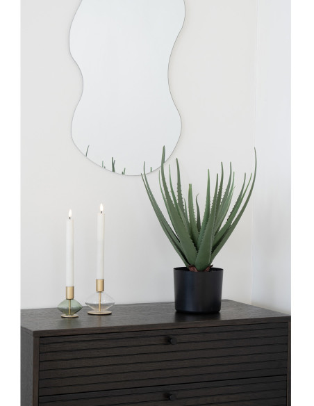 Plante artificielle réaliste Aloe Vera Hauteur 51 cm Plastique Vert 