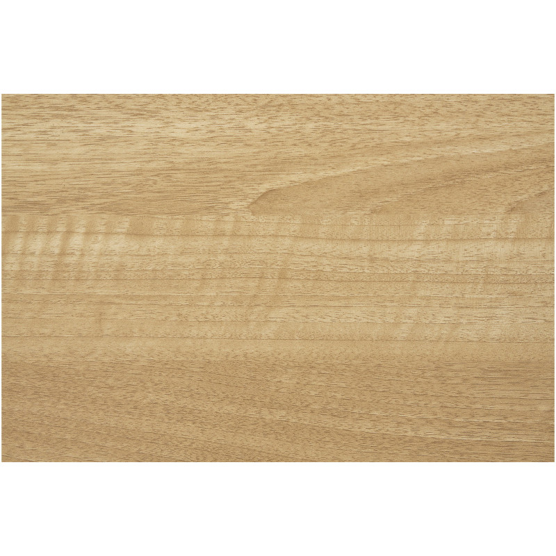 Table à manger bistrot moderne Carrée 2 personnes Bois MDF Mélamine Naturel Métal Noir Fano 