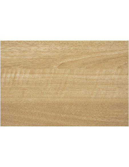 Table à manger bistrot moderne Carrée 2 personnes Bois MDF Mélamine Naturel Métal Noir Fano 