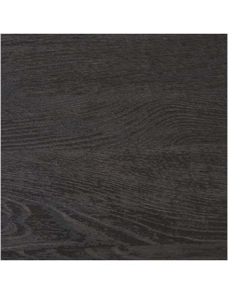 Grande Table basse moderne Ovale Bois MDF Papier décoratif Marron foncé Noir Boavista House Nordic - 5