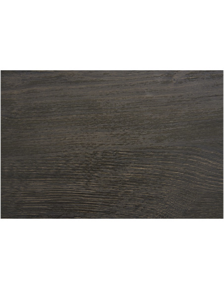 Table d'appoint moderne Ronde Bois MDF Papier décoratif Marron foncé Noir Boavista 
