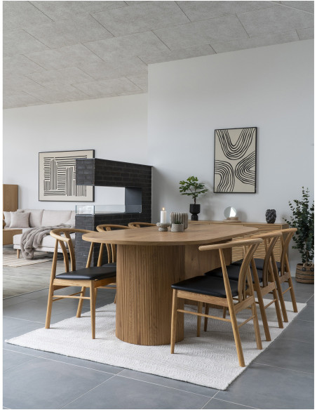 Boite de rangement moderne Ronde 10 cm Travertin Naturel Colisea 