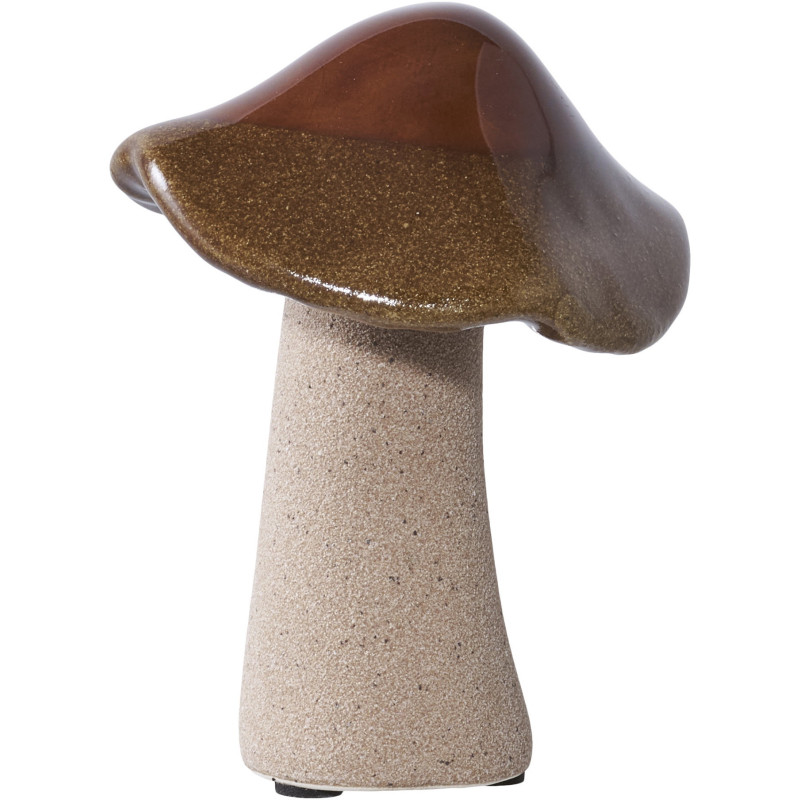 Statuettes déco originales Champignons Céramique Vert Marron Bleu Mushroo (Lot de 3) 