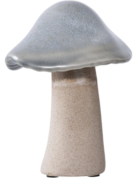 Statuettes déco originales Champignons Céramique Vert Marron Bleu Mushroo (Lot de 3) 