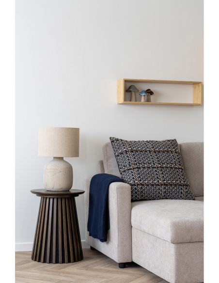 Statuettes déco originales Champignons Céramique Vert Marron Bleu Mushroo (Lot de 3) 