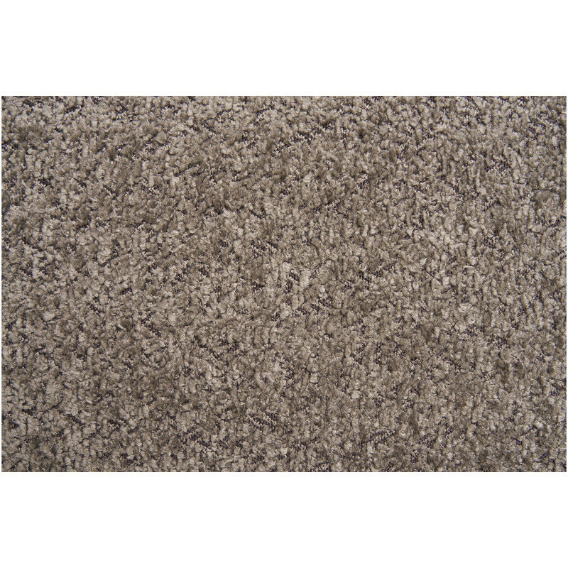 Banquette bouclette Coffre de rangement 2 places Tissu Marron Bouclé Bois Naturel Branca 