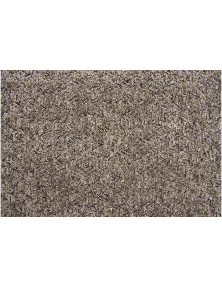 Banquette bouclette Coffre de rangement 2 places Tissu Marron Bouclé Bois Naturel Branca 