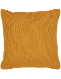 Coussin ocre coton recyclé 45 x 45 cm Santos