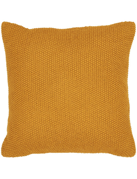 Coussin moderne Carré 45x45 Coton recyclé Ocre Santos 