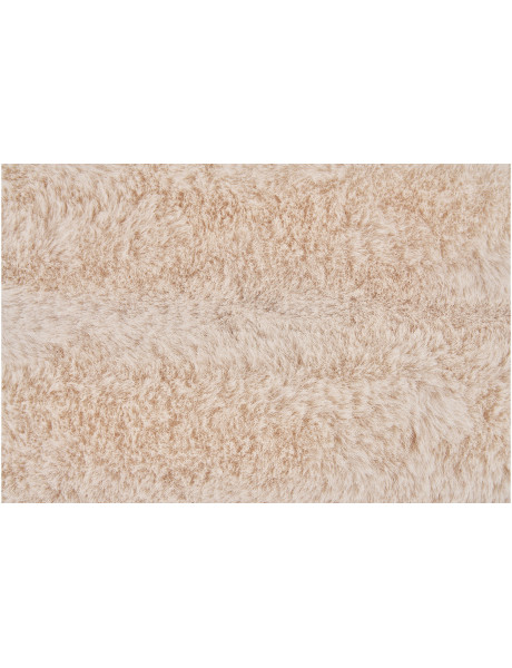 Plaid douceur chaud 130x180 Fausse fourrure Blanc Galena 