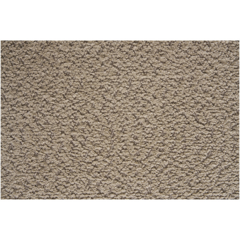 Chaise moderne bouclette Tissu Beige Bouclé Safira (Lot de 2) 