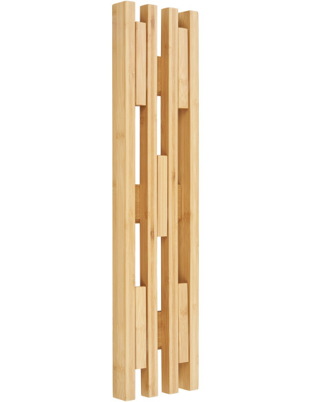 Porte manteau mural moderne rétractable 5 crochets Bambou Naturel Ember House Nordic - 3