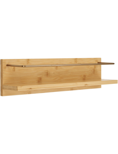 Étagère murale moderne Bambou Naturel Métal Ember 
