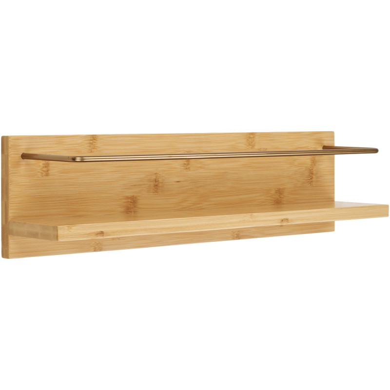 Étagère murale moderne Bambou Naturel Métal Ember 