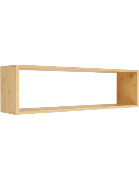 Grande Étagère murale Bambou Naturel Ember 
