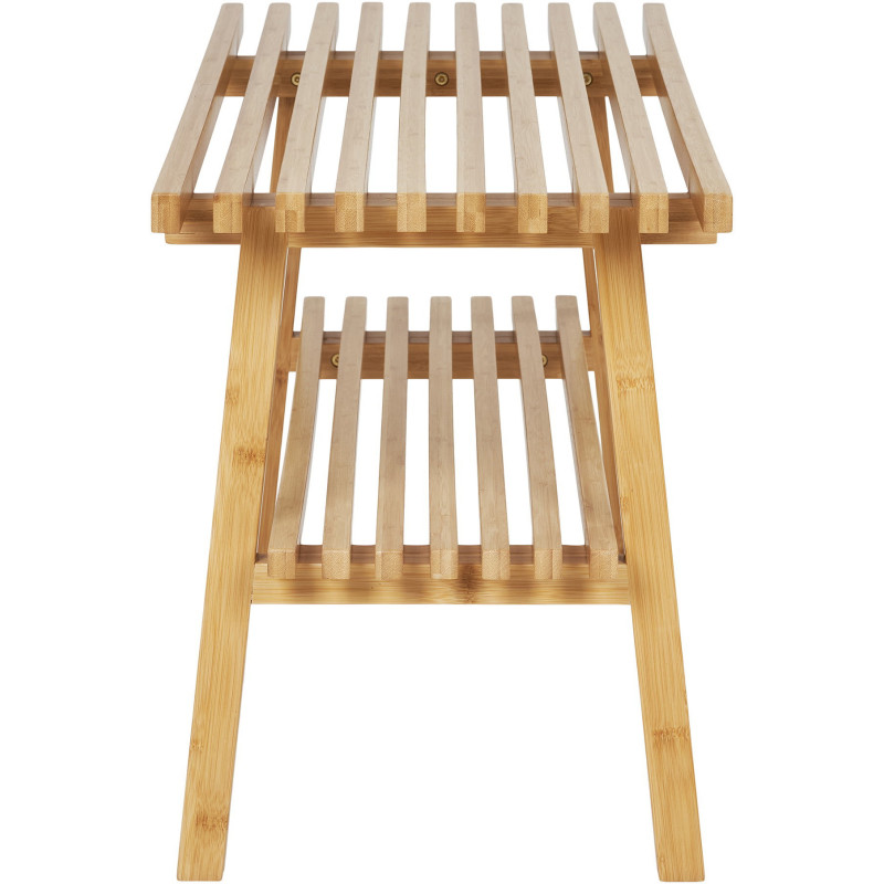 Banc moderne 1 étagère Bambou Naturel Ember 