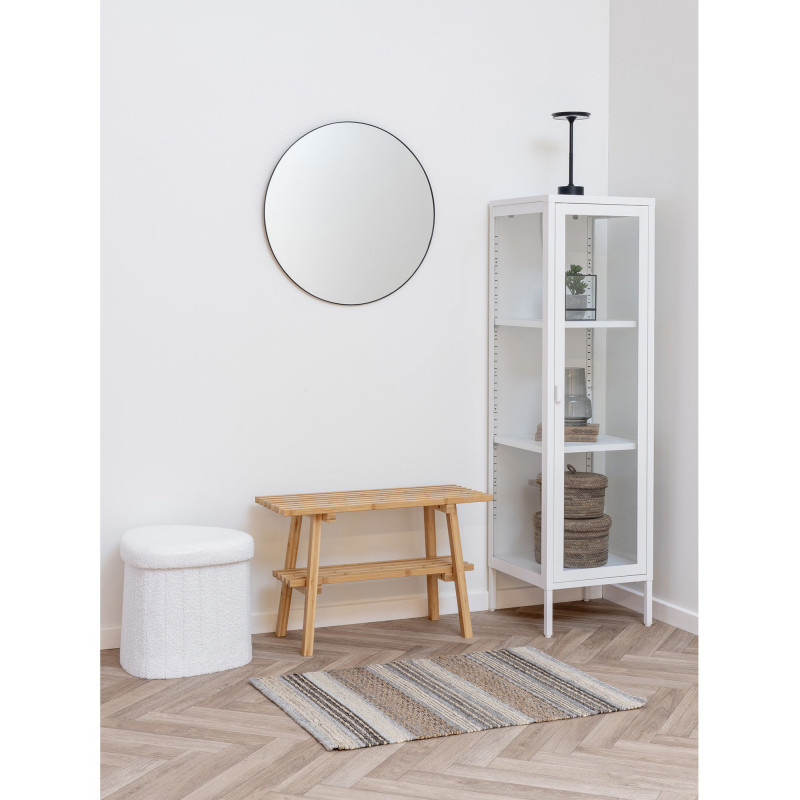 Banc moderne 1 étagère Bambou Naturel Ember 