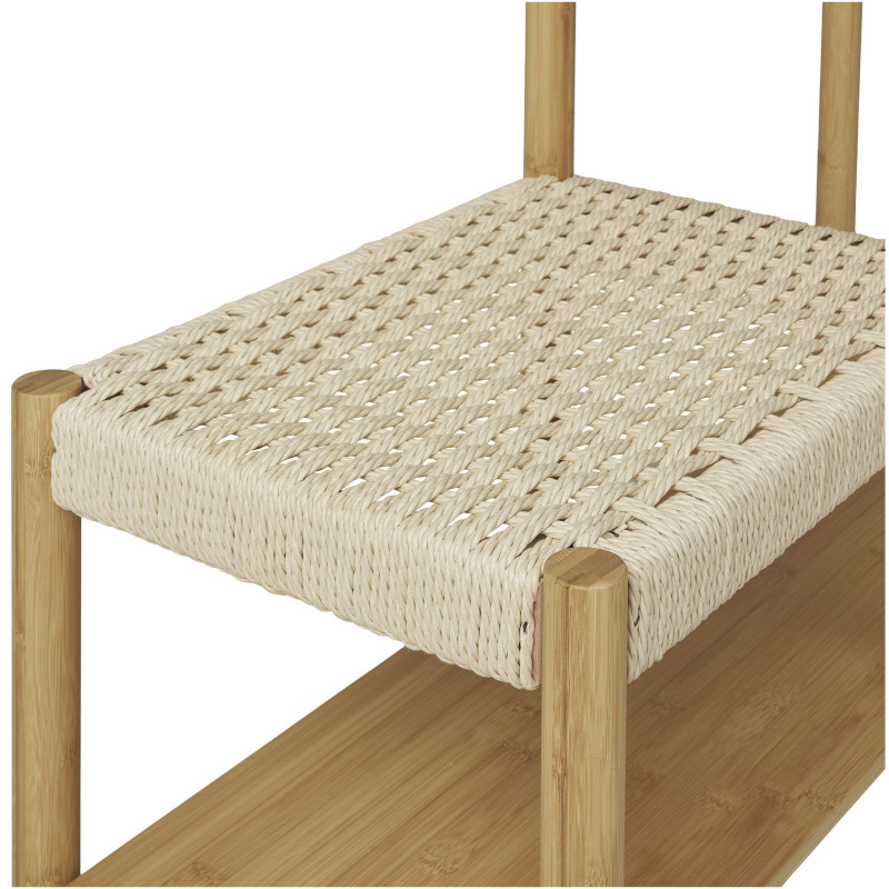 Meuble d'entrée moderne Dressing et Banc Bambou Naturel Corde en papier Ember House Nordic - 4