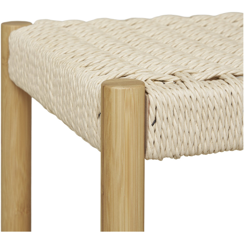 Meuble d'entrée moderne Dressing et Banc Bambou Naturel Corde en papier Ember House Nordic - 5