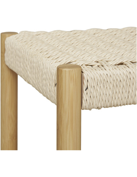 Meuble d'entrée moderne Dressing et Banc Bambou Naturel Corde en papier Ember House Nordic - 5