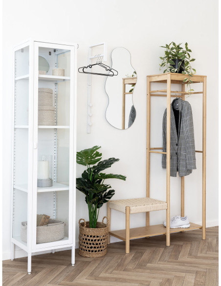 Meuble d'entrée moderne Dressing et Banc Bambou Naturel Corde en papier Ember House Nordic - 8