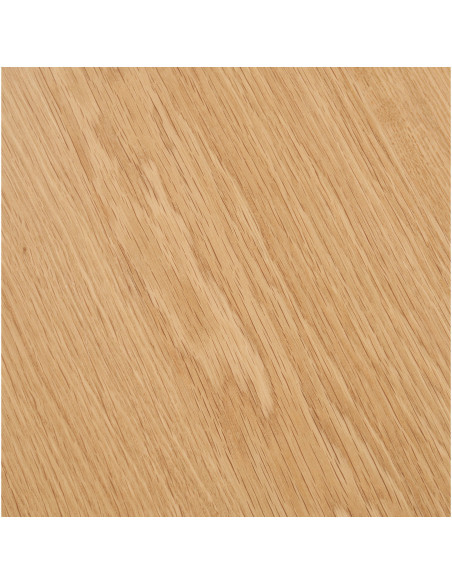 Table à manger extensible 4 à 8 personnes L120 200 cm chêne naturel Osaka 