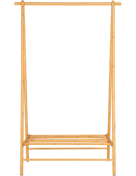Porte vêtements Dressing moderne 1 étagère Bambou Naturel Manaus House Nordic - 1